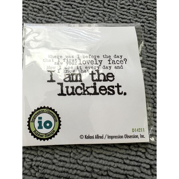 5Pcs Impression Obsession Stamps LOT-D17138/D14211/B14243/D9125/C13310 - Picture 6 of 7